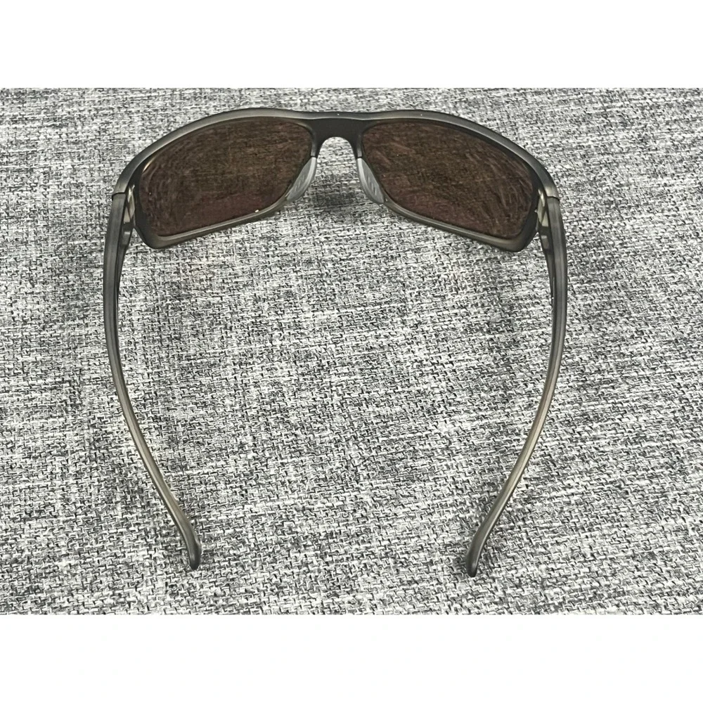 Panama Jack Mens Polarized Sport Sunglasses Matte Grey Orange Mirror NS1120